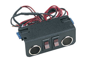 Able2/Sho-Me Double accessory outlet panel With Switches 14.0373