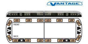 Ecco VANTAGE™ LED Lightbar, Amber